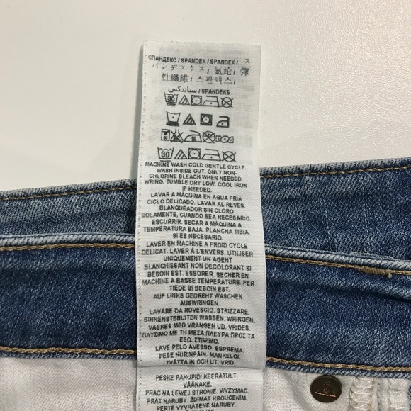 Guess Denim Cutoff High-waisted Shorts Size 27 - Picture 7 of 7